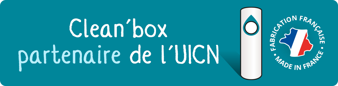 Cleanbox partenaire de l'UICN (Made in France / Fabrication Française)
